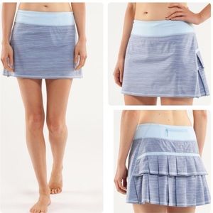 Lululemon Pacesetter Skirt Caspian Blue 4